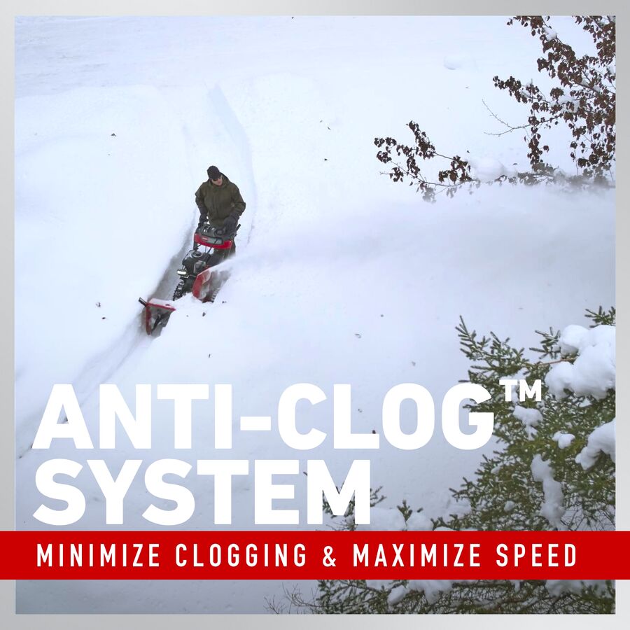 Anti-Clog System - minimize clogging and maximize speed