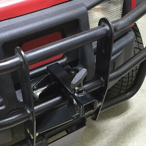 Front Receiver for Brush Guard