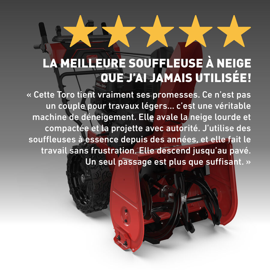 Souffleuse à Neige à Essence à Deux Phases Power Max HD de 71 cm (28 po)