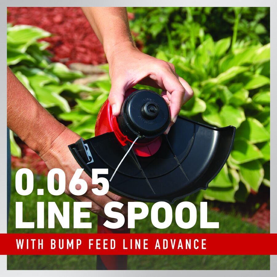 0.065 line spool with bump feed line advance.