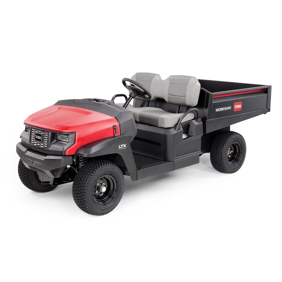 Workman LTX Series Utility Vehicle - Standard Battery Frame - 3/4 Left Angle