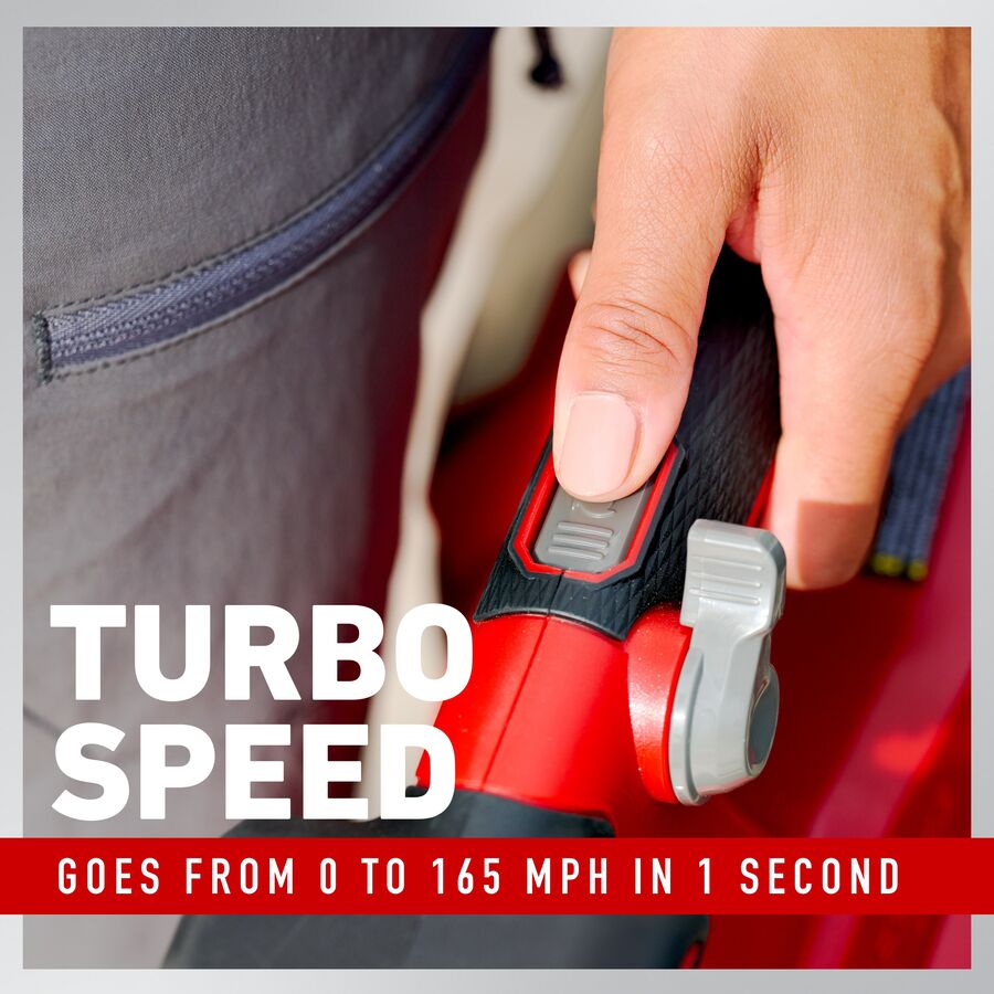 Turbo Speed Goes from 0 to 165 mph 1 second