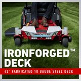 Ironforged deck - 42" fabricated 10 gauge steel deck