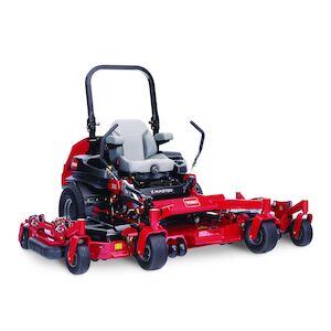 7500-G Series 96 in. (244 cm) 38 HP mower 34 degrees right with levers open