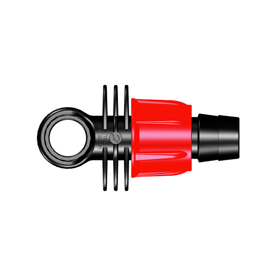 black and red end plug fitting
