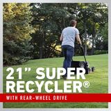 21 inch Super Recycler with Rear Wheel Drive