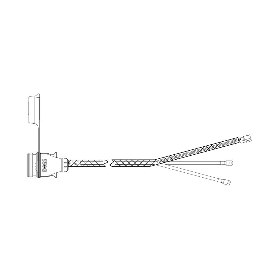 HARNESS-WIRE,SPREADER INTERCONNECT[4AWG]