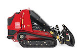TX 700 wide track loader side shot with a grapple rake attachment