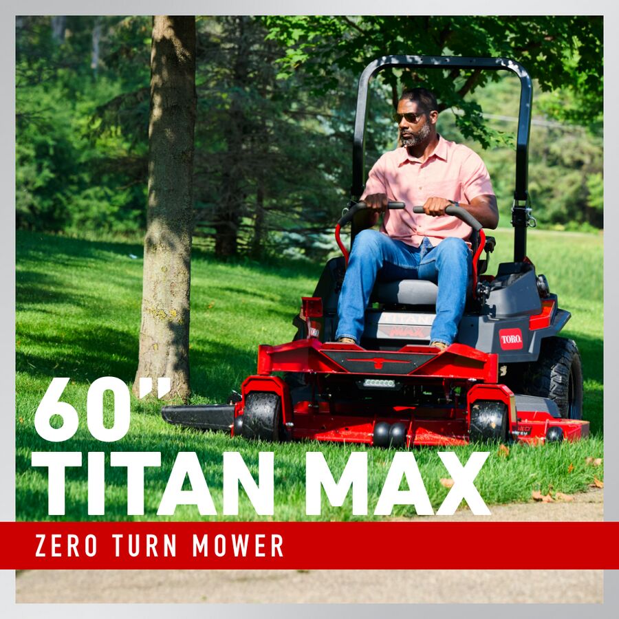 60 inch TITAN Max Zero Turn Mower