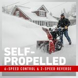 Self-propelled 6-speed control & 2-speed reverse