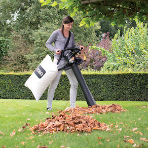 Bladeren makkelijk opvangen en storten