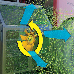 SmartCool™-systeem met automatisch omkerende koelventilator