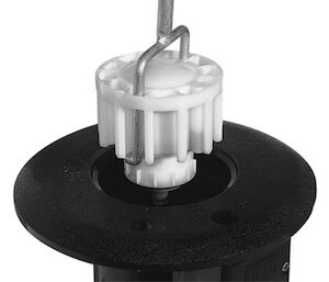 Slow closing piston valve eliminates pressure surges