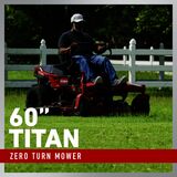 Toro Titan Zero Turn Mower 60 inch Deck