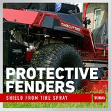 Protective Fenders - Shield from Tire Spray.