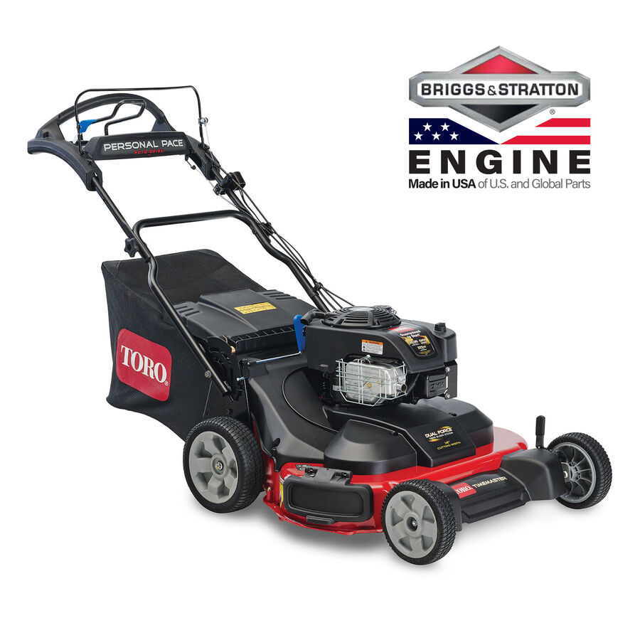 30 in. (76cm) TimeMaster® w/Personal Pace® Gas Lawn Mower - with Briggs & Stratton Engine, made in the USA of U.S and Global Parts