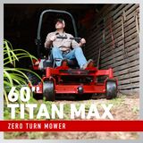 Toro Titan Max Zero Turn mower 60" mowing deck