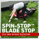 Spin-Stop Blade Stop - step away without restarting