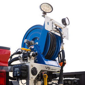 100’ Electric Rewind Hose Reel