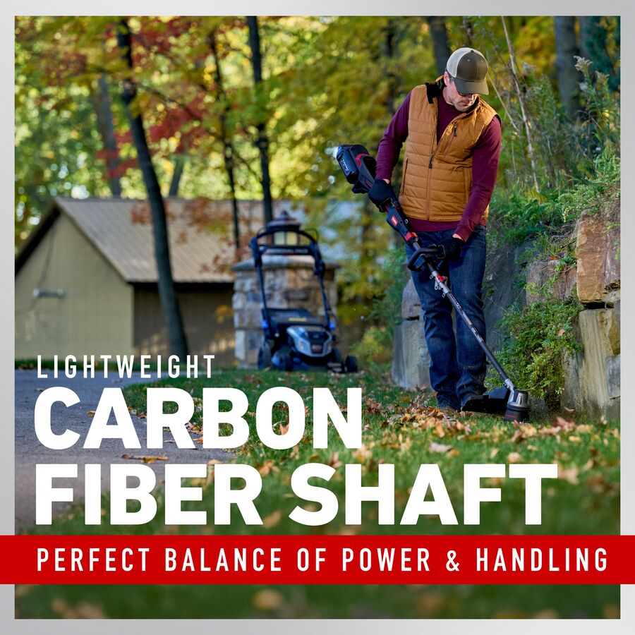 Lightweight carbon fiber shaft perfect balance of power and handling.