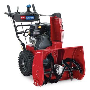 Soplador de nieve de dos etapas Power Max HD 828 OAE, 28" (71 cm), motor de gasolina de 252 cc, arranque eléctrico