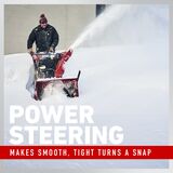 Power Steering makes smooth, tight turns a snap