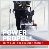 Power Propel keeps paddle in constant contact