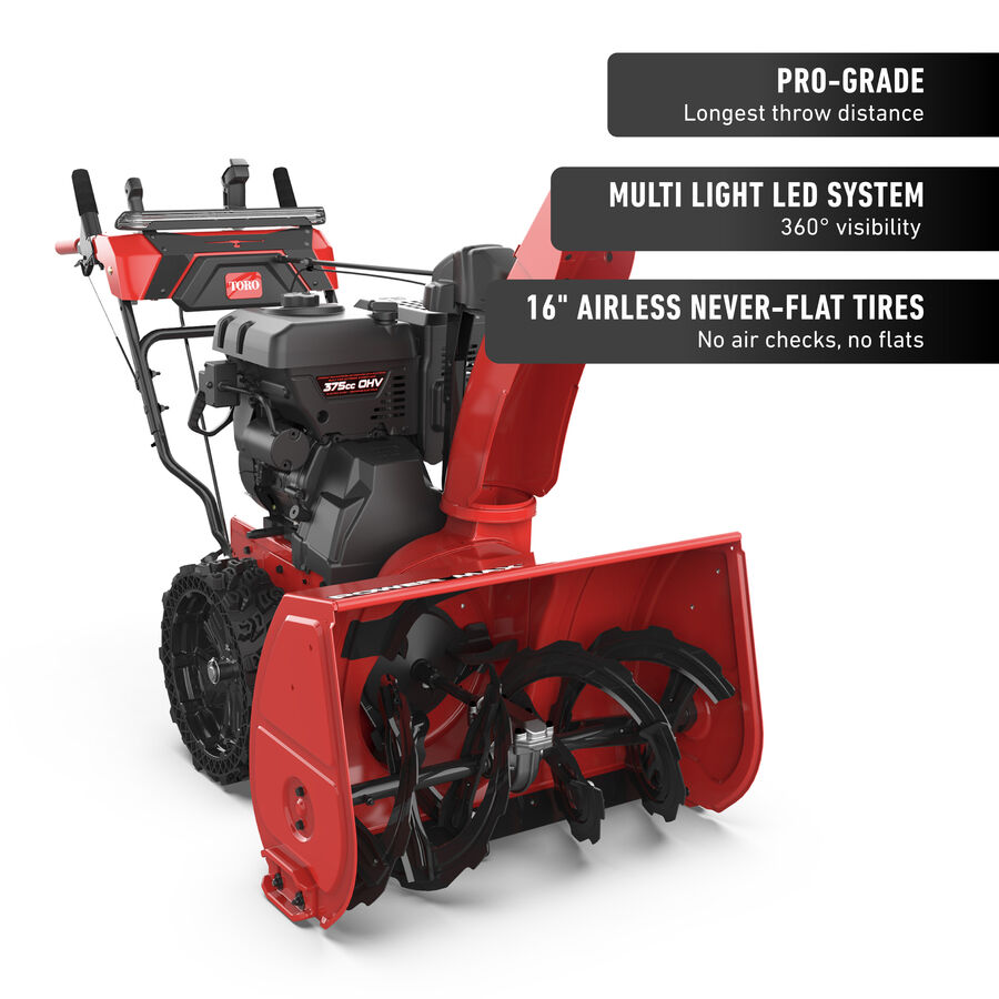 Pro Grade; Multi Light LED system. 16" airless never-flat tires.