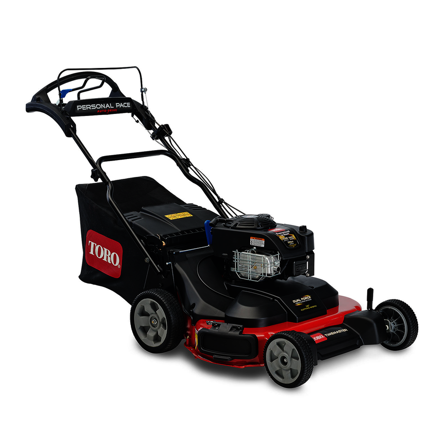 Toro timemaster on sale front wheels