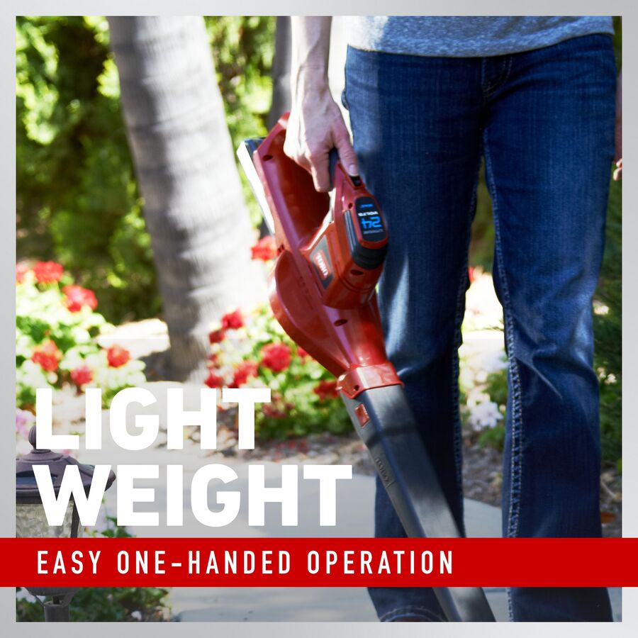 Light weight - easy one-handed operation
