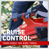 Cruise control turbo boost for more power