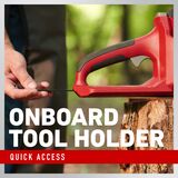 Onboard tool holder - quick access