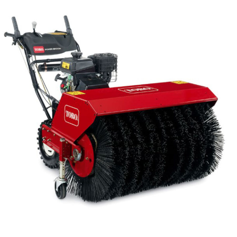 Power Trim Walk Behind Gas Engine Power Brush