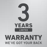 3-Year Limited Warranty - We've got your back