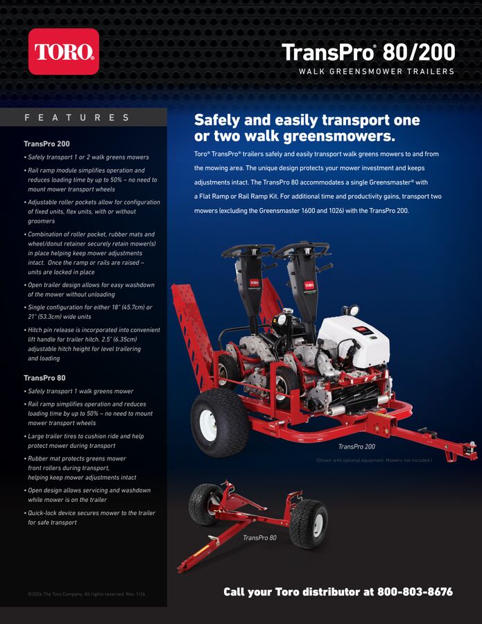 Trans Pro 80 Tow-Behind Trailer