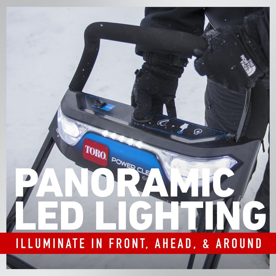 Panoramic LED Lighting - illuminate in front, ahead and around