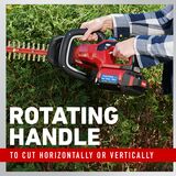 Rotating handle to cut horizontally or vertically