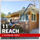 11' reach - 4 extension tubes