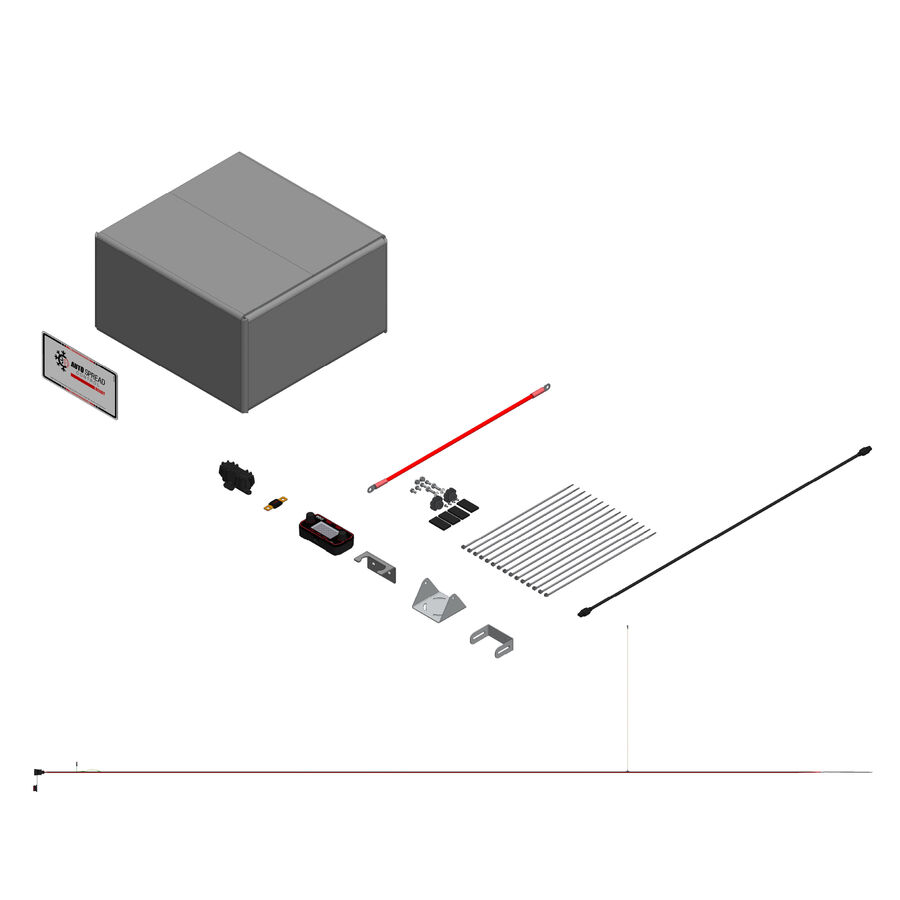 KIT-CONTROL, LCD, CFT, 34FT
