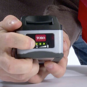 Toro 20V Max* Lithium Ion Battery Charging