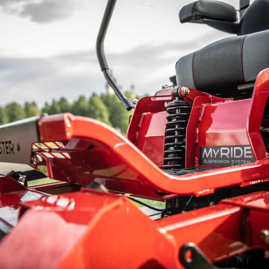 Z Master 4000 MyRide HDX Series - close up of MyRide suspension