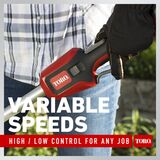 Variable Speeds high / low control for any job