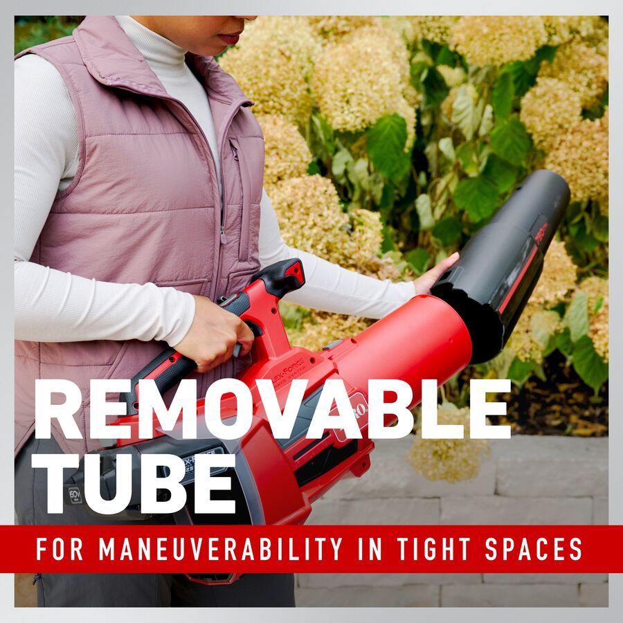 Removable Tube for maneuverability in tight spaces