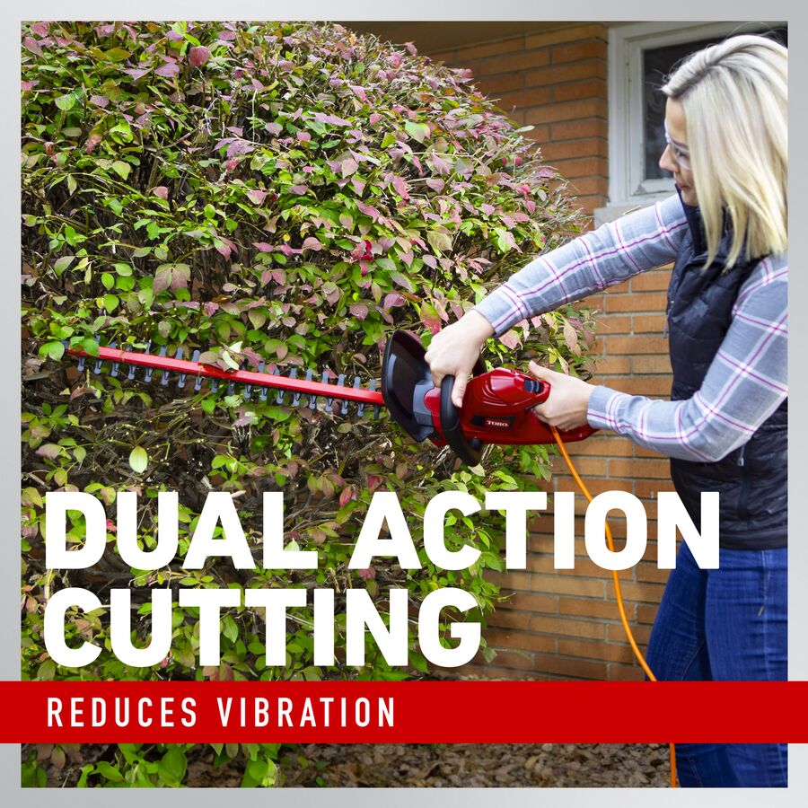 Dual action cutting reduces vibration