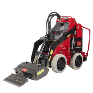 eDingo 500 with 30" floor scraper attachment