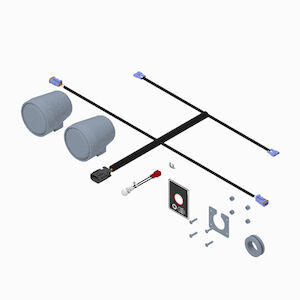 FORGE Halogen Work Light Kit