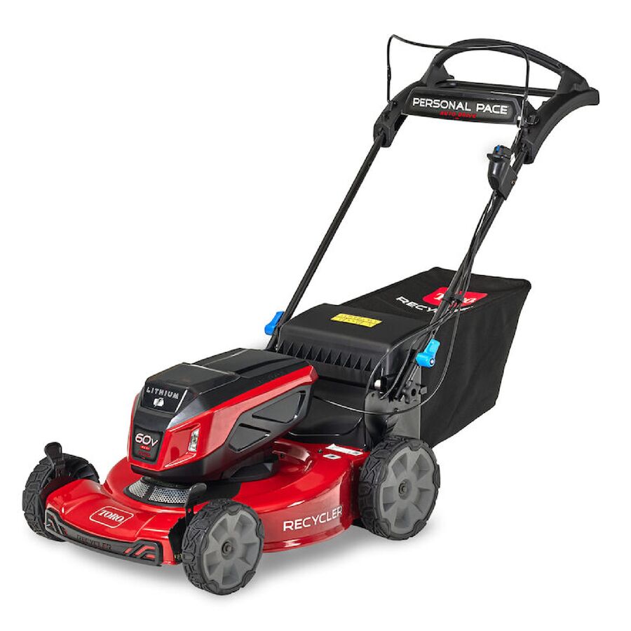60V Max* 22 in. (56 cm) Recycler® w/Personal Pace® & SmartStow® Lawn Mower w/ 7.5Ah Battery included