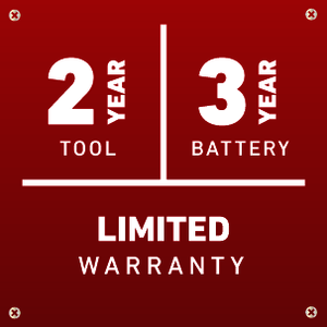 Infographic of 2 year too and 3 year battery limited warranty