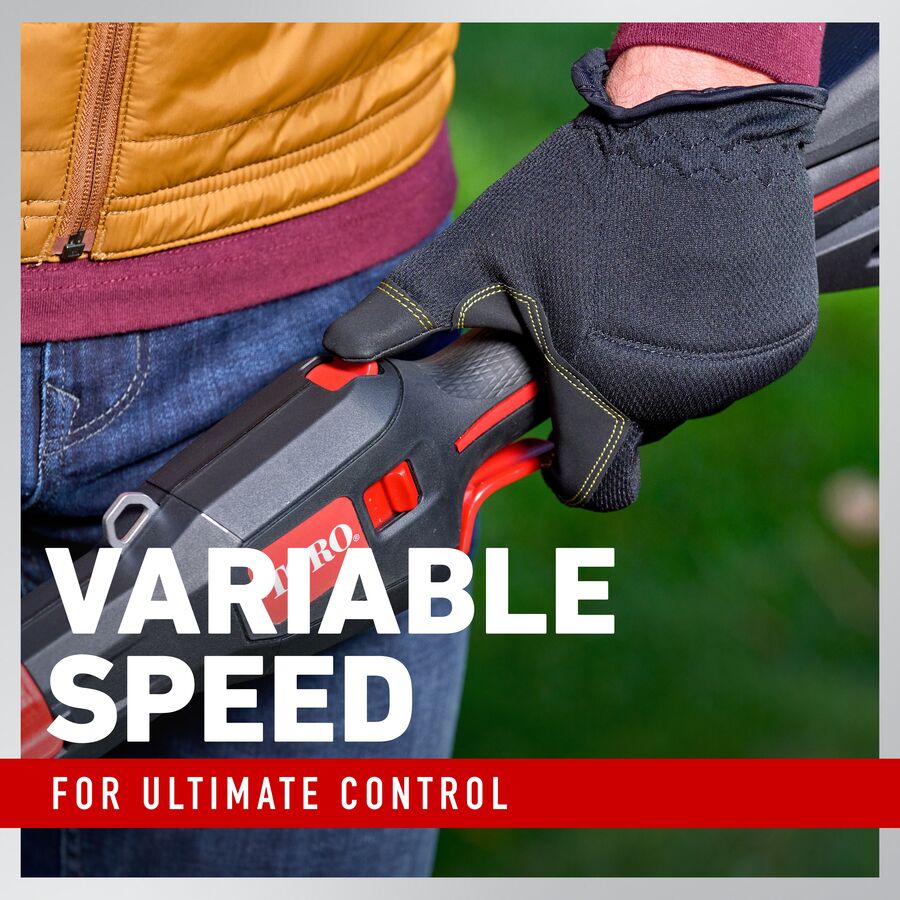 Variable speed for ultimate control