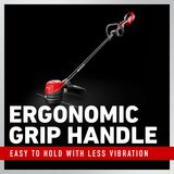 Ergonomic grip handle - easy to hold with less vibration